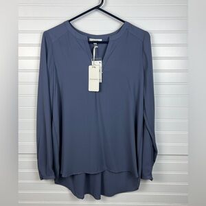 Pleione Women's Dusty Blue Blouse